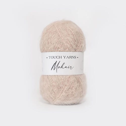 Touch Yarns 12ply Brushed Mohair - 100g 131 Oatmeal Carousel 1