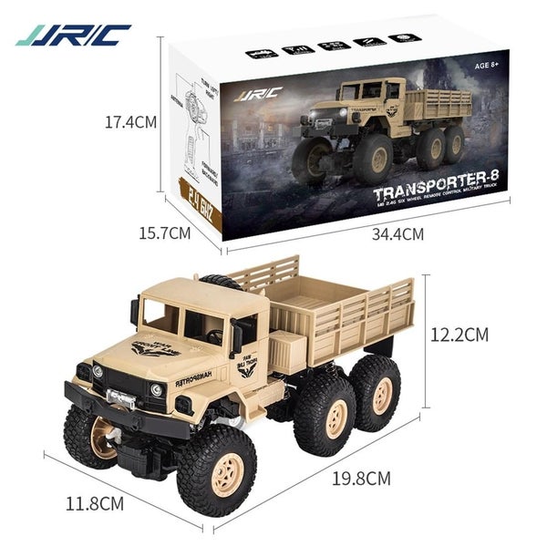 2.4Ghz 4Ch Rc Dongfeng 8 Six Wheeled Armor Truck Toy Yellow Remote Controlled T Carousel 2