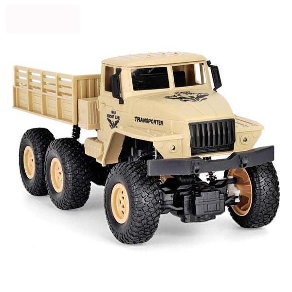 2.4Ghz 4Ch Remote Control Dongfeng 7 Six Wheeled Armor Truck Toy Yellow Remote Carousel 1