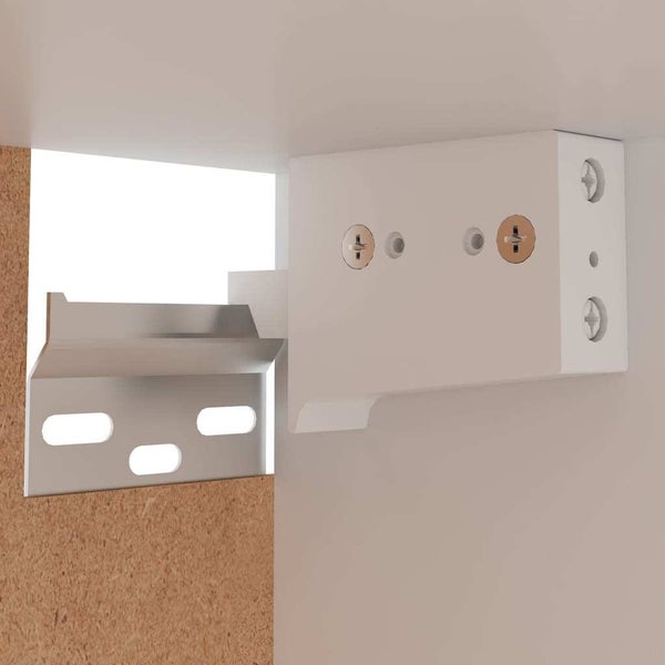 vidaXL Hanging Cabinet White 39.5x31x60 cm Engineered Wood Carousel 9