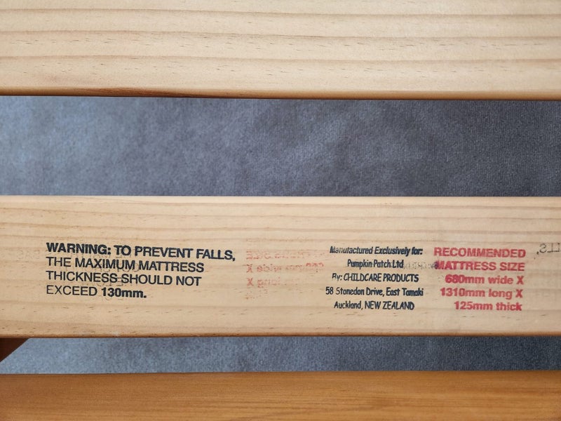 Solid Kauri Cot – Made in NZ by Pumpkin Patch62863216323201112