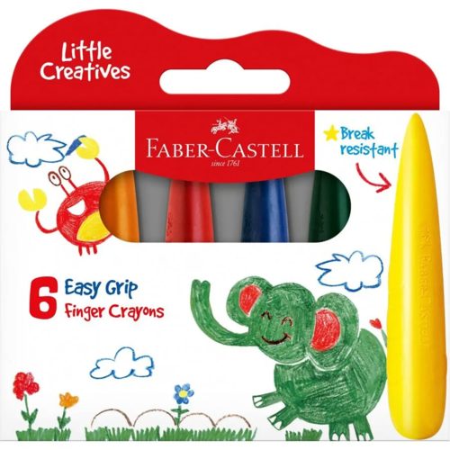 Faber-Castell Little Creative Grip Crayons PK 6 Carousel 1