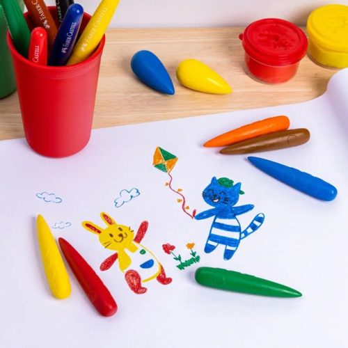 Faber-Castell Little Creative Grip Crayons PK 6 Carousel 2