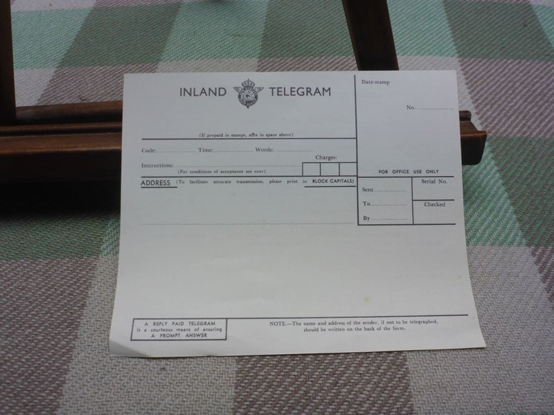 Awesome Old NZPO Document Inland Telegram New Zealand Post Office Carousel 1