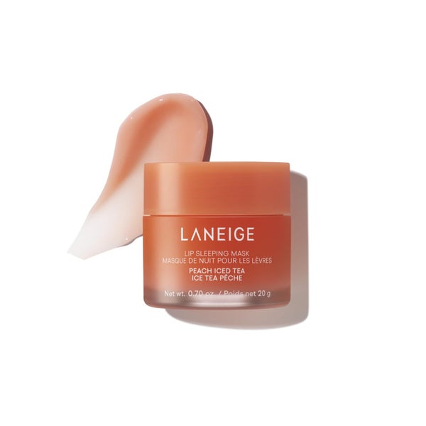 LANEIGE Lip Sleeping Mask Peach Iced Tea: Nourish Hydrate Vitamin C Murumuru Carousel 1