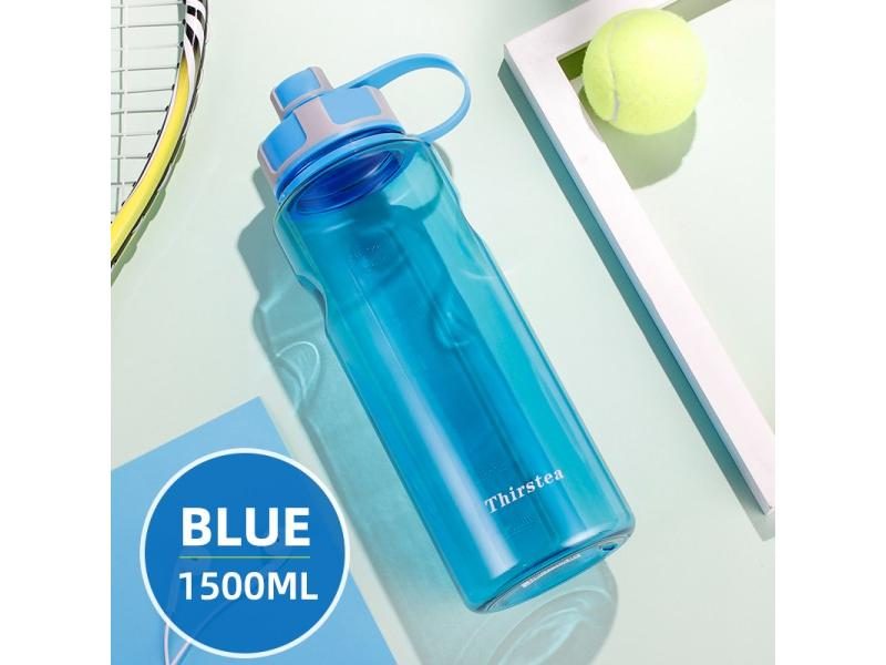 1000ml/1.5L/2L BPA-Free Plastic Sports Water Bottle With Tea Infuser Leak-Proof Carousel 1