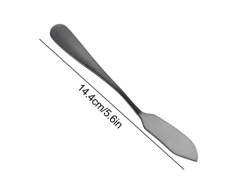 1PC Stainless Steel Butter Cutter Knife Butter Knife Cheese Spreaders Bread Jam Carousel 1