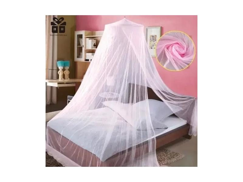 4 Colors Summer Elgant Hung Dome Mosquito Net For Double Bed Summer Polyester Carousel 1
