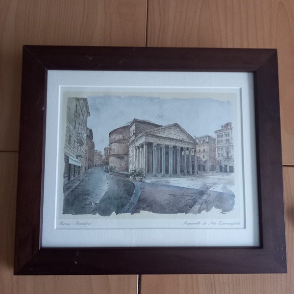 Colleseum framed Art 350 x 300mm Carousel 1