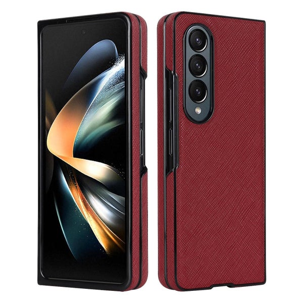 Parallel For Samsung Galaxy Z Fold4 5G Foldable Cross Pattern Phone Case Compact Carousel 1