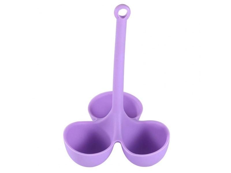 Heat Resistant Egg Cooker Heat Resistant Silicone Egg Steamer With Long Handle Carousel 1