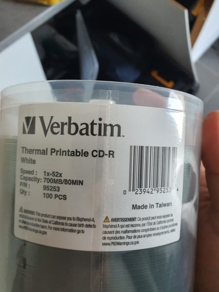 Verbatim CD-R x 100 PCS Carousel 3