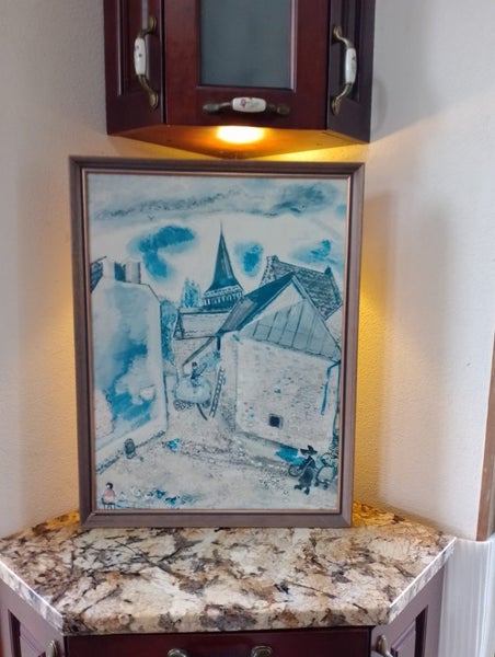 Marc Chagall “CHAMBON SUR LAC” ART PRINT SIGNED62854319562114118