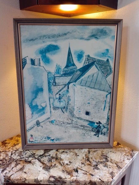 Marc Chagall “CHAMBON SUR LAC” ART PRINT SIGNED62854319562114114