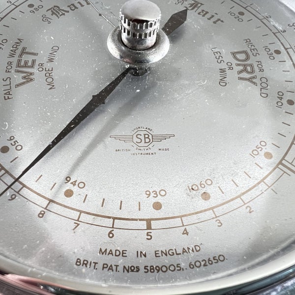 Vintage Shortland Smiths Ship’s Wheel Aneroid Barometer – Made in England Carousel 7