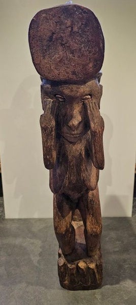 Southeastern Nigerian 'Ikenga'. Carved Timber Shrine Figure of the Igbo People. Carousel 1