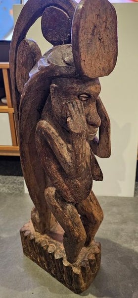 Southeastern Nigerian 'Ikenga'. Carved Timber Shrine Figure of the Igbo People. Carousel 11