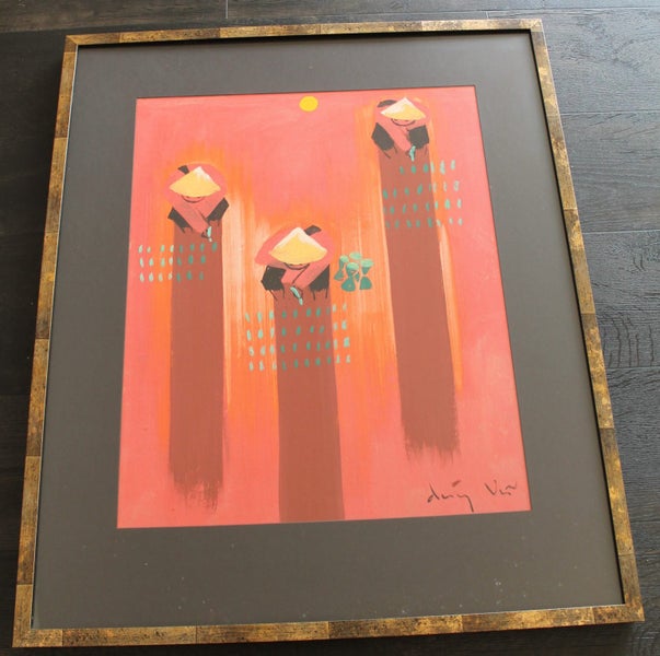 Large Original Vietnamese Acrylic Painting628632158584351122