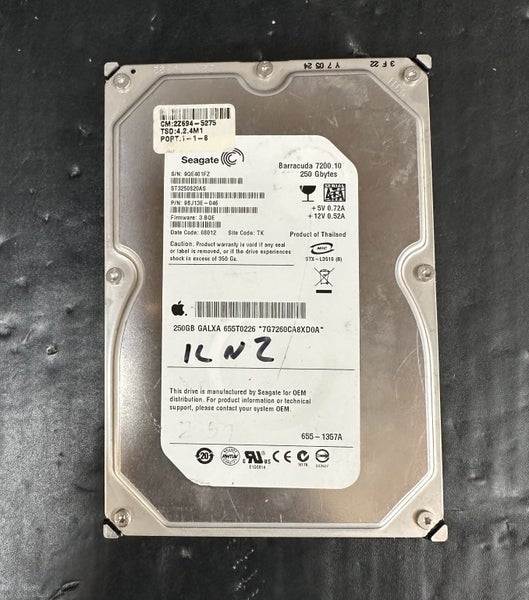 Seagate Barracude 7200.10 250gb Hard Drive - $1 Reserve (PU36 Cubby) Carousel 1