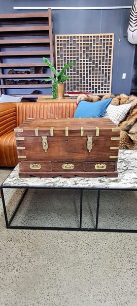 Original Brass Bound Travellers Chest Carousel 5