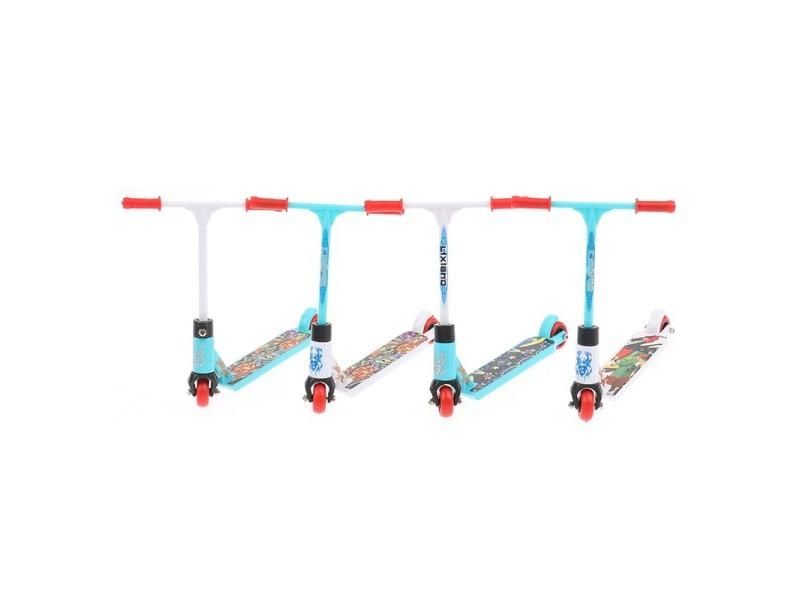 Finger Scooter Mini Skate Park Ramp Set Fingertip Bike Fingerboard Toys Carousel 1