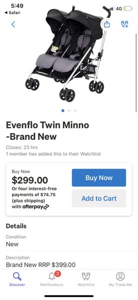 Evenflo Double Pram62854321784067112