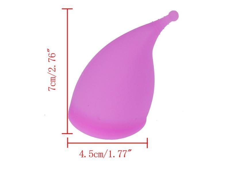 1 Pc Medical Silicone Menstrual Cup For Lady's Menstrual Period Carousel 1