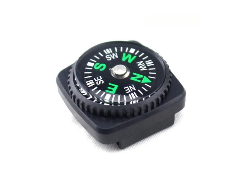 1/5 PCS Watch Strap Button Compass Mini Portable Emergency Survival Navigation Carousel 1