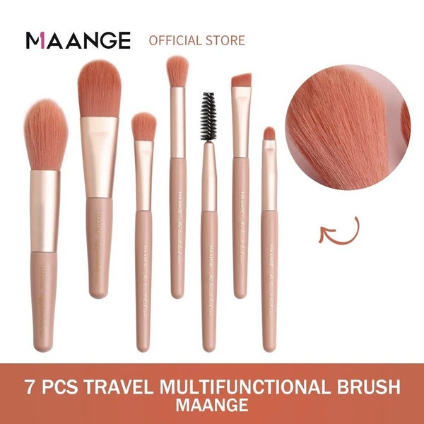 7pcs Makeup Brushes Set Soft Hair Face Powder Highlight Eye Shadow Brush Carousel 1