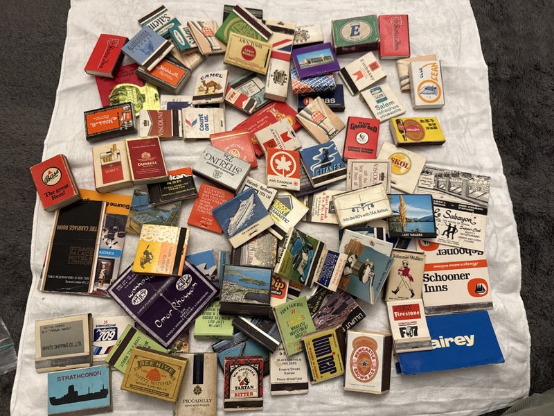 Vintage mixed Matchbook Collection Carousel 1