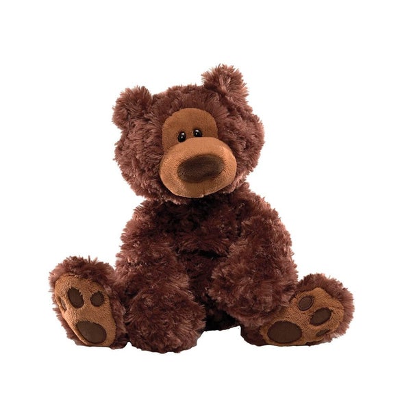 GUND - Philbin Bear Chocolate- Small 33cm - Kids Soft Toy Teddy Bears Carousel 1