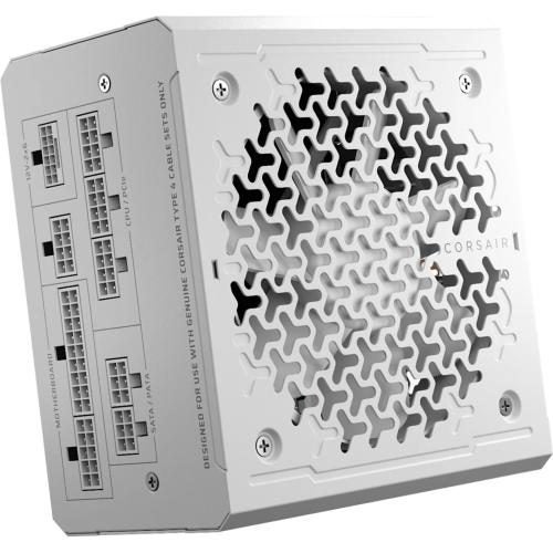 Corsair RM1000e White 1000W Cybenetics Gold ATX 3.1 Power Supply PCIe 5.1 Carousel 1