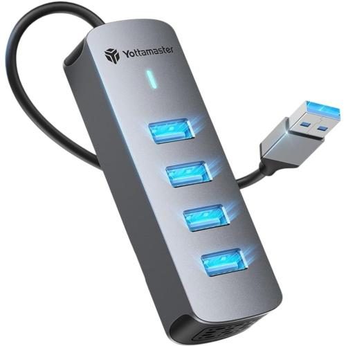 Yottamaster 4 Port USB-3.0 Aluminum USB Hub Carousel 1