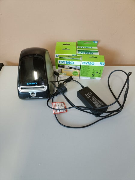 Label printer w labels Carousel 2