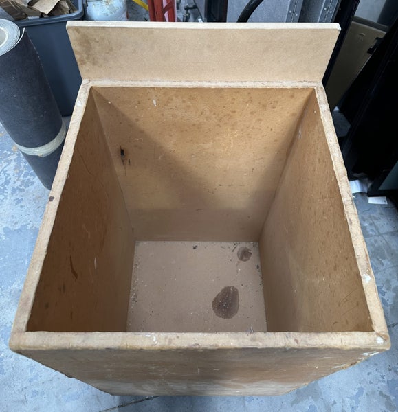 Wooden Storage Box On Wheels - $1 Reserve (Out Back Racking Area) Carousel 3