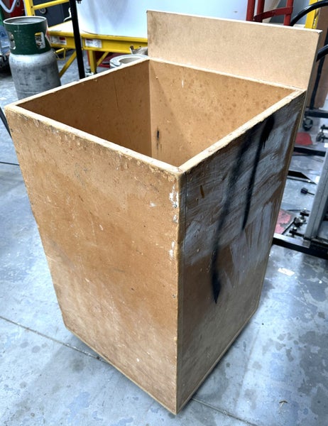 Wooden Storage Box On Wheels - $1 Reserve (Out Back Racking Area) Carousel 1