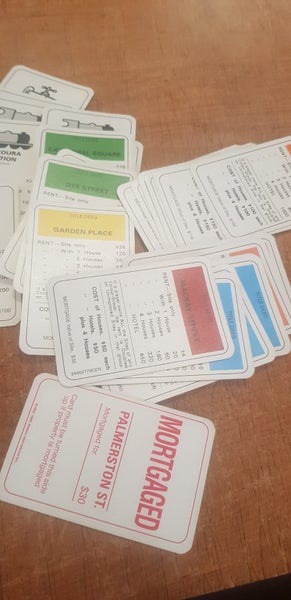 MISSING some piece from your MONOPOLY GAME?? NZ Streets / Mortgaged Cards Carousel 1
