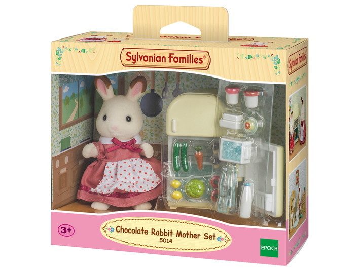 Sylvanian Families - Chocolate Rabbit Mother Set Carousel 1