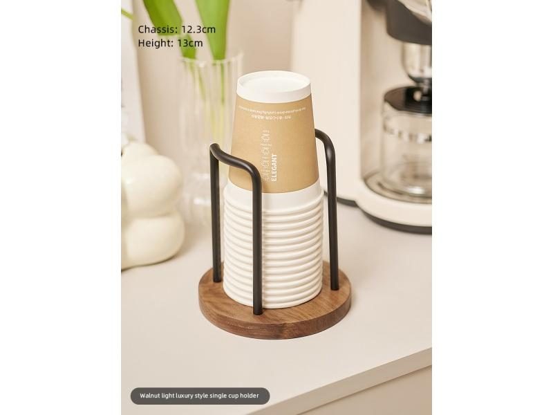 Kitchen Paper Cup Holder Disposables Cups Picker Multifunctional Desktop Cup Carousel 1