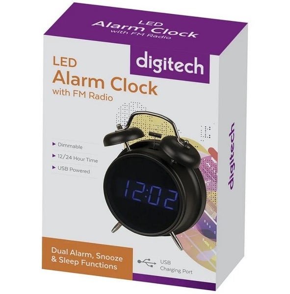 Digitech LED Alarm Clock with FM Radio AR1938 Carousel 3
