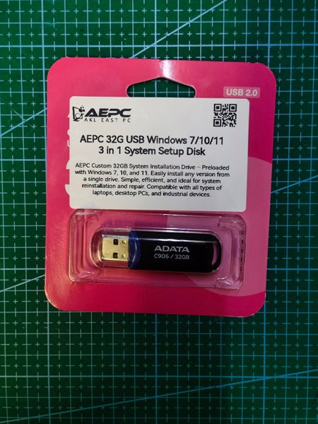 AEPC Windows Installation Drive Windows 7 / 10 / 11 USB Bootable Drive Carousel 2