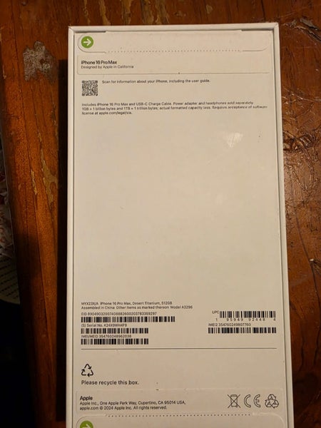 iPhone 16 Pro Max 512GB62863853674113111