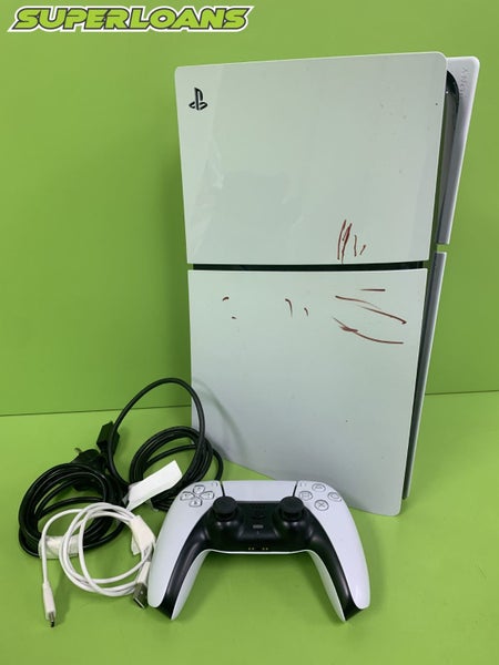 ** PS5 SLIM CONSOLE + CONTROLLER + HDMI + POWER CORD + USB ** Carousel 1
