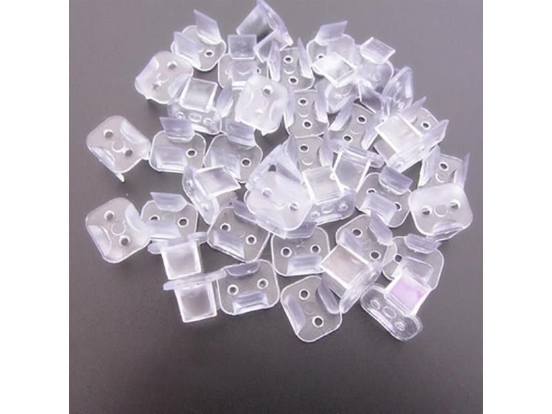 100 Pcs/Set Led Neon Strip Clips Modeling Fixed Buckle For 6*12Mm 8*16Mm Carousel 1