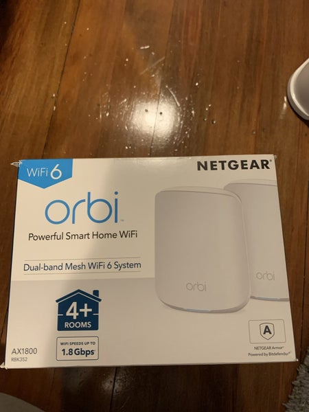 Netgear Orbi RBK352 AX1800 Dual-Band Mesh Wi-Fi 6 System - 2 Pack628632218289941110