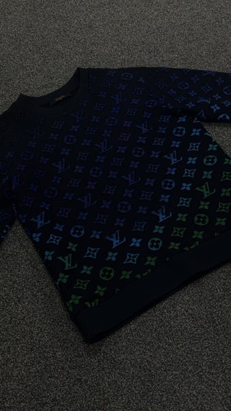 Louis Vuitton Gradient Monogram Fil Coup Sweatshirt62930693958402114