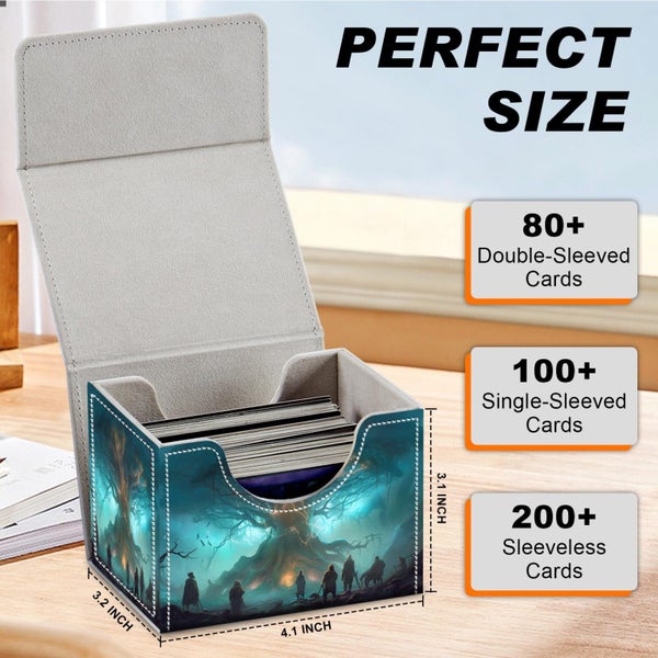 DEGDFSGR for TCG MTG Card Game Storage Box Organizer Trading Card Case Commander Carousel 2