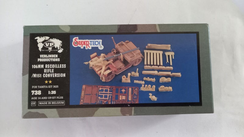 1/35 Verlinden Productions 106mm Recoilless Rifle M151 Conversion Carousel 1