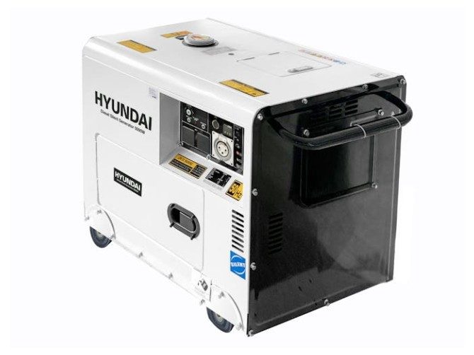 Hyundai Diesel Silenced Generator 5000W Carousel 1