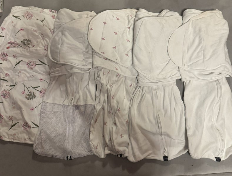 X4 Mum2Mum Swaddles + free Embe Size Small Transitional Swaddle $1RES62854320778755118
